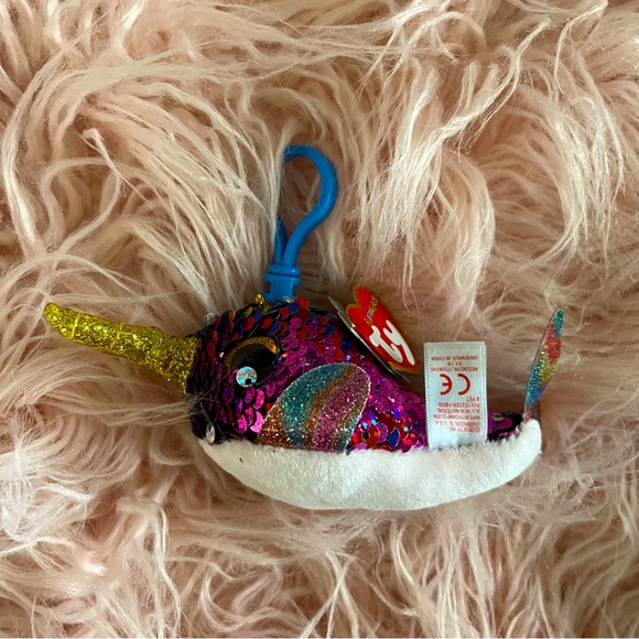 Ty “Calypso” flippables Limited Collection Norwal keychain - Picture 1 of 9